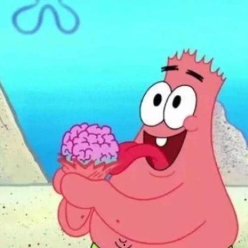 派大星吃瓜图片大全,萌态十足！  第3张